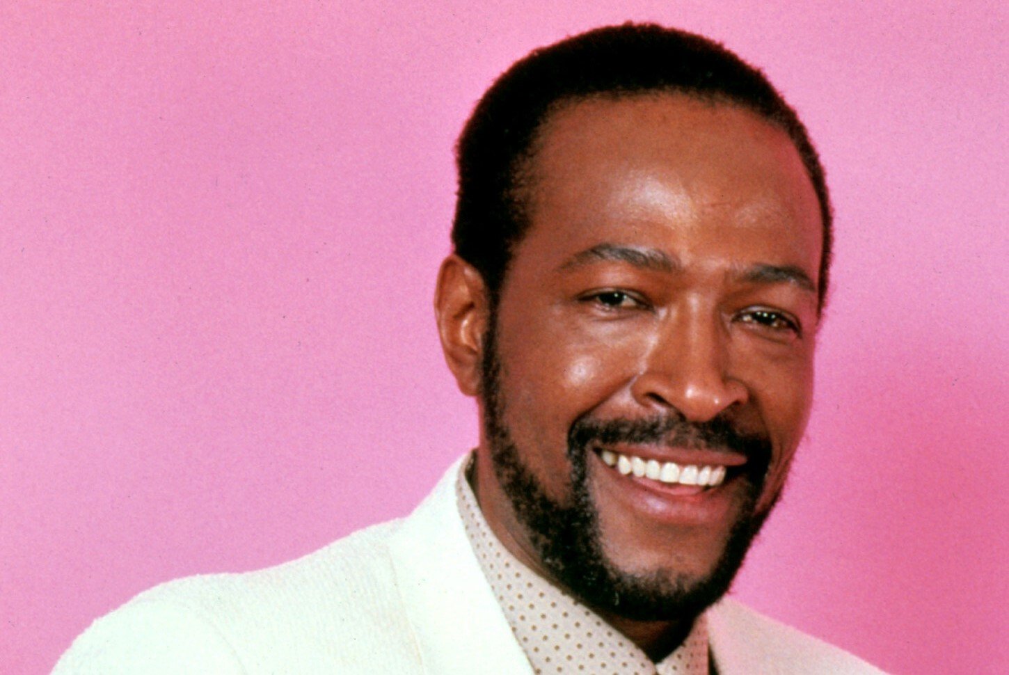 Amerykański piosenkarz Marvin Gaye. Zdjęcie z sesji z 1983 roku.