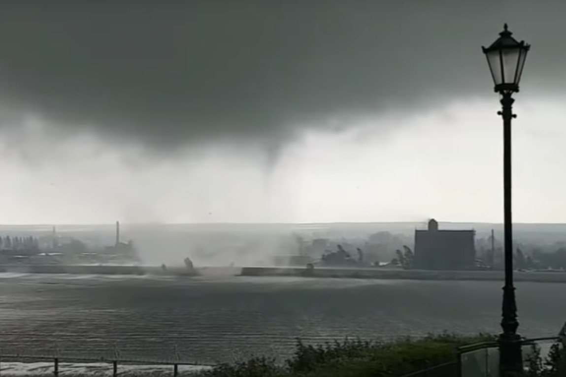 Trąba powietrzna nad Płockiem pojawiła się w ostatnich dniach.