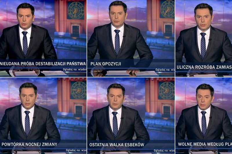 "Wiadomości"  TVP 1 w każdym wydaniu rozprawiają się z radykalną opozycją