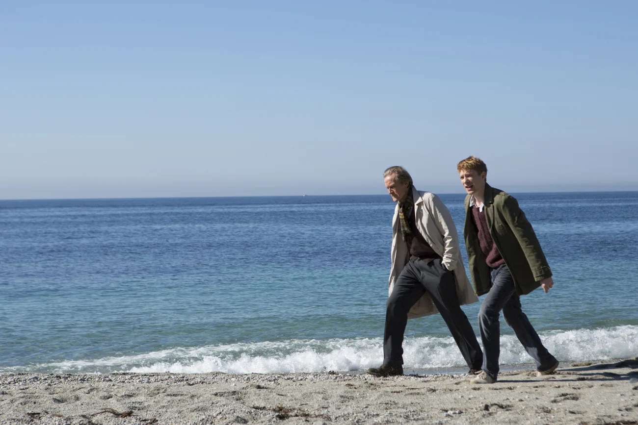 Domhnall Gleeson i Bill Nighy w filmie "Czas na miłość".