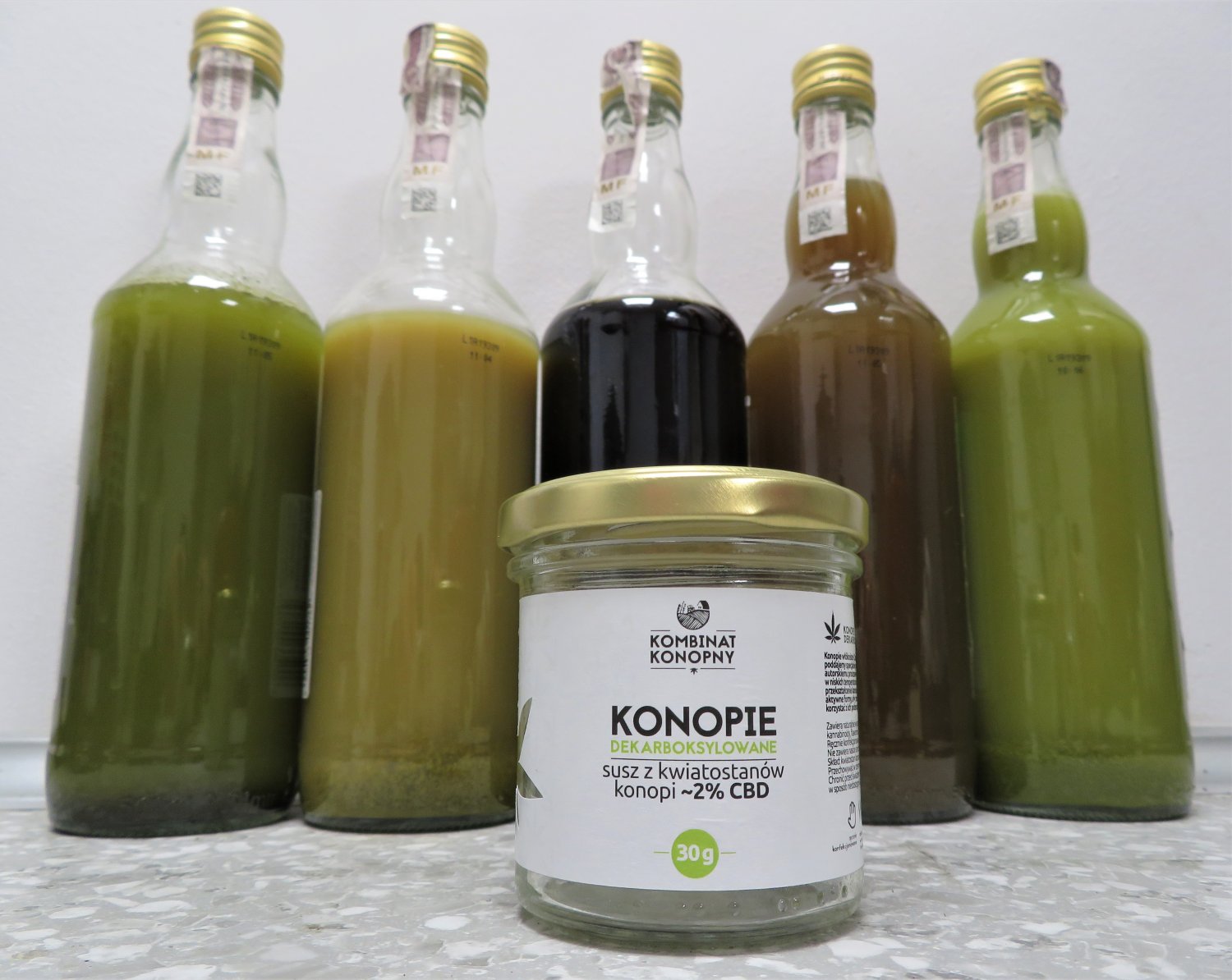 Modyfikując parametry możemy otrzymać rozmaite nalewki o różnych właściwościach