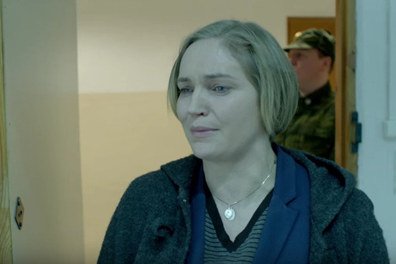 Dominika Figurska, kadr z filmu "Smoleńsk".