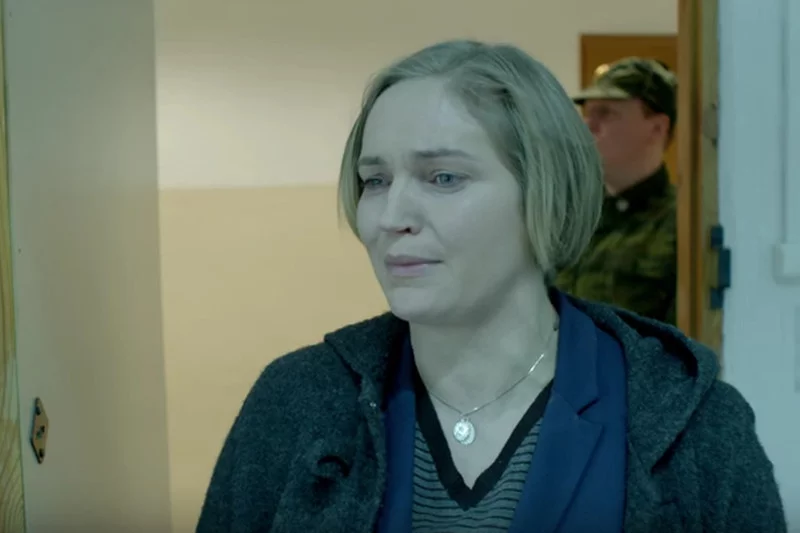 Dominika Figurska, kadr z filmu "Smoleńsk".