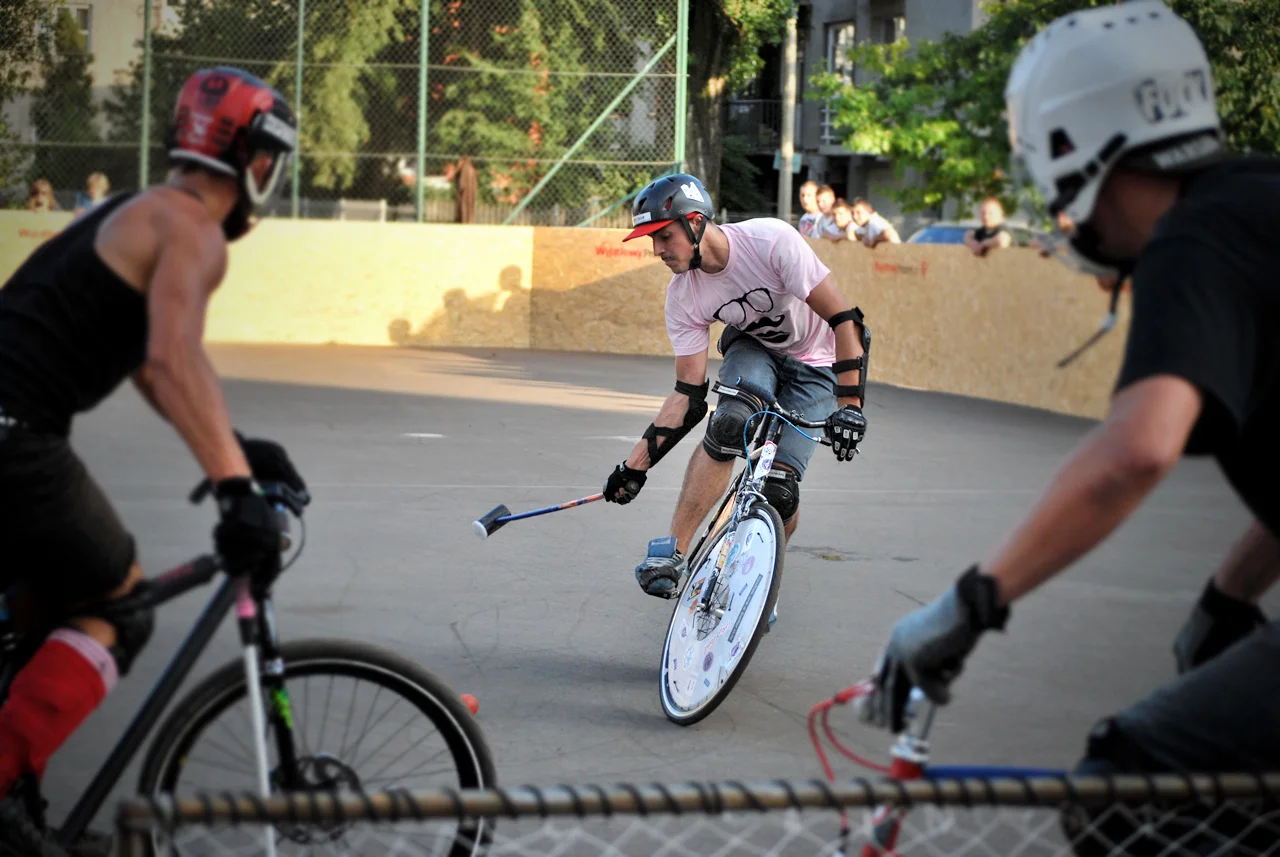 III Mistrzostwa Polski w Bike Polo, wrzesień 2012. Zdjęcie: Sonia Kozińska
