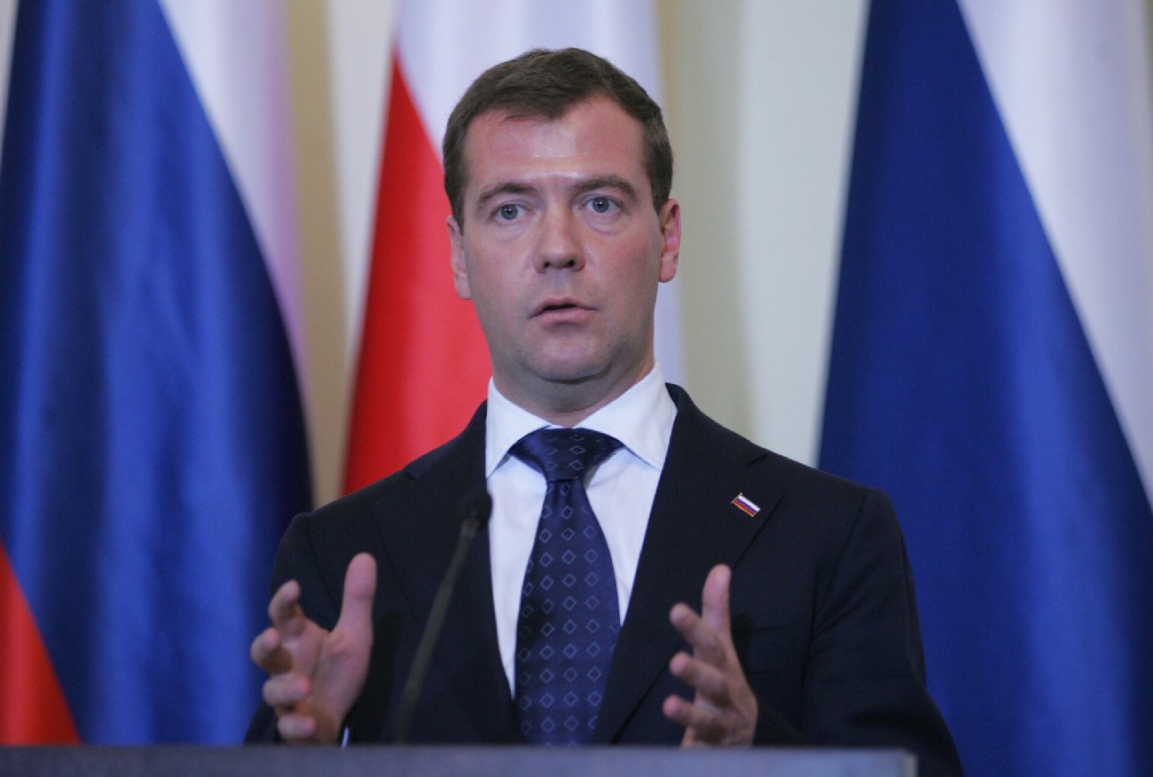 Dmitrij Miedwiediew o masakrze w Buczy: Podróbka