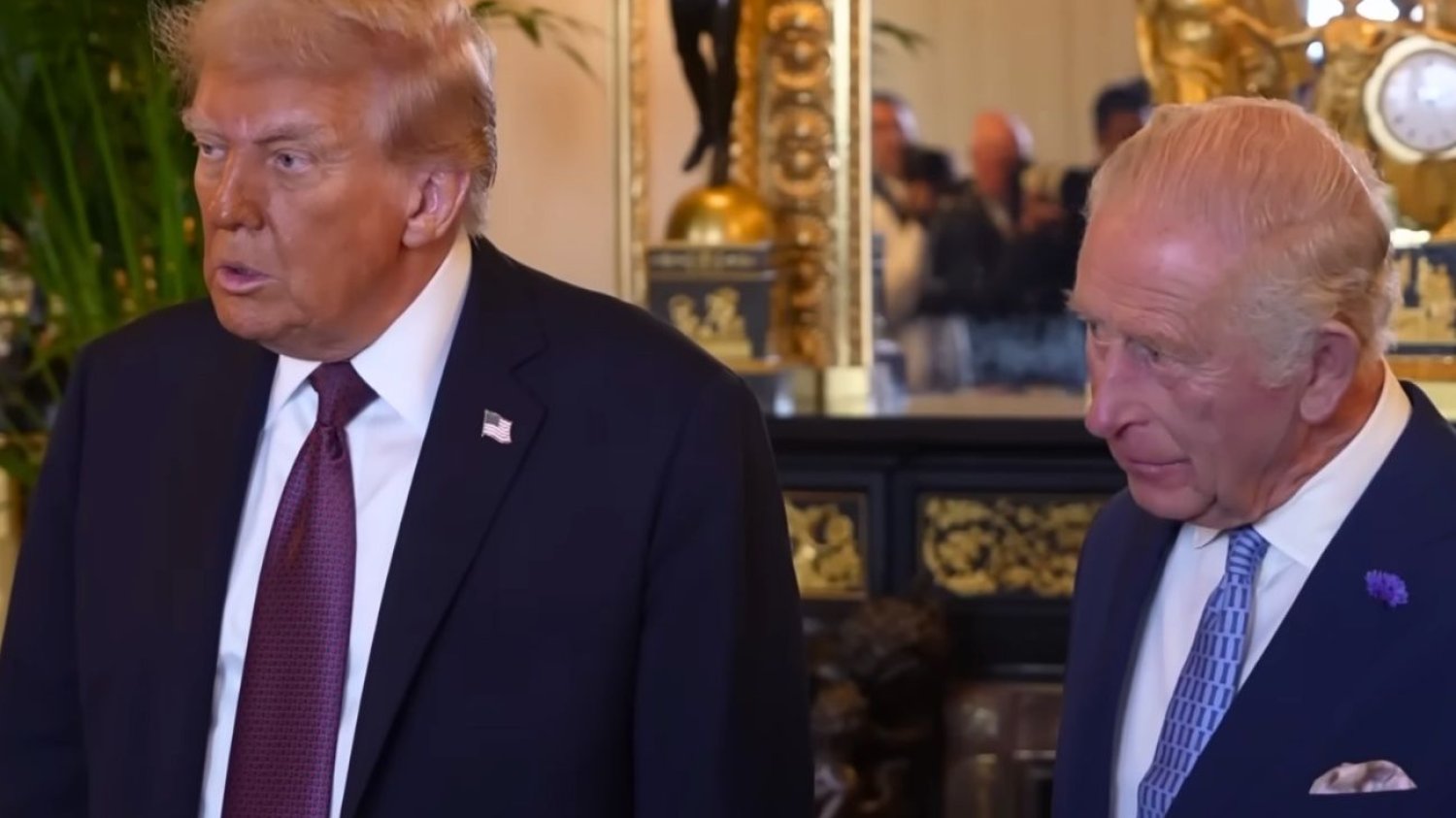 Donald Trump i król Karol III spotkali się w Windsorze.