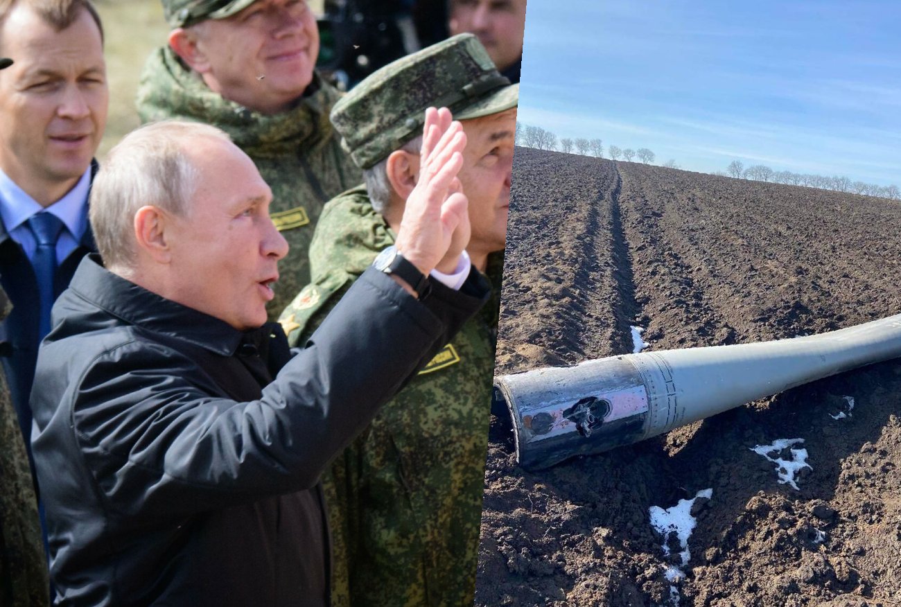 Putin znów naruszył przestrzeń Mołdawii. Odnaleziono szczątki rakiety.