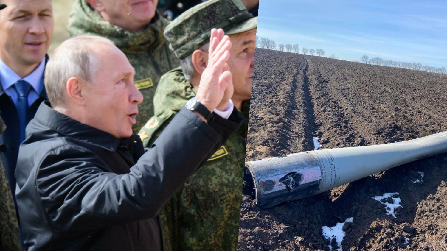 Putin znów naruszył przestrzeń Mołdawii. Odnaleziono szczątki rakiety.