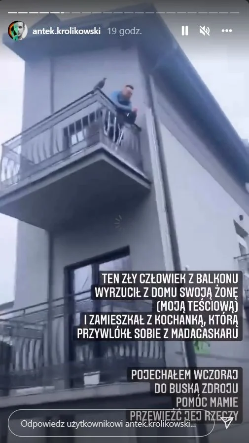 Królikowski skomentował awanturę z udziałem teścia.