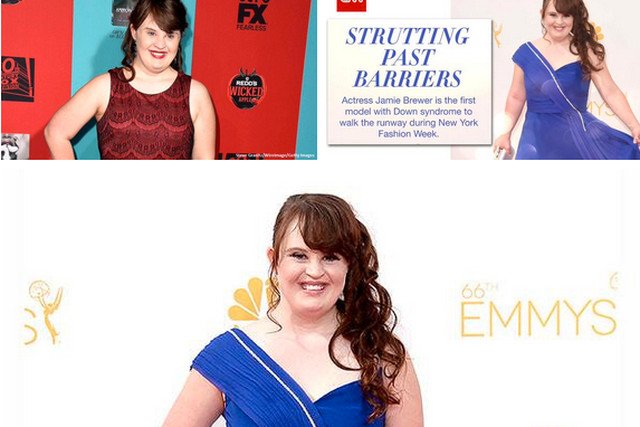 Pierwszy taki pokaz w historii. Modelka z Zespołem Downa na wybiegu New York Fashion Week.