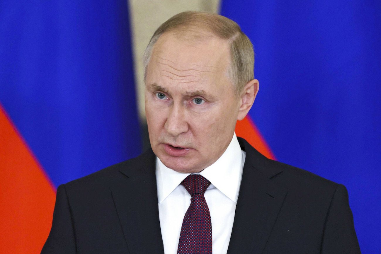 Władimir Putin oskarża Polskę o zamiary odebrania terytoriów Ukrainy.