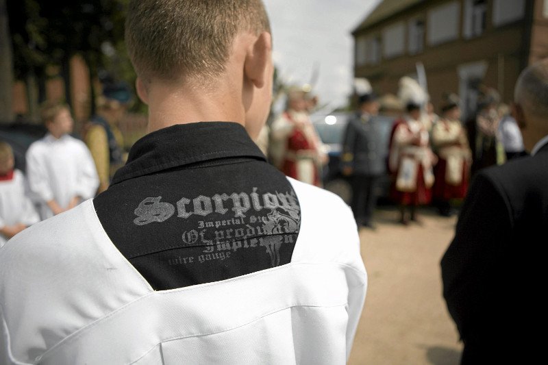 Ministrant w Kuczynie na Podlasiu