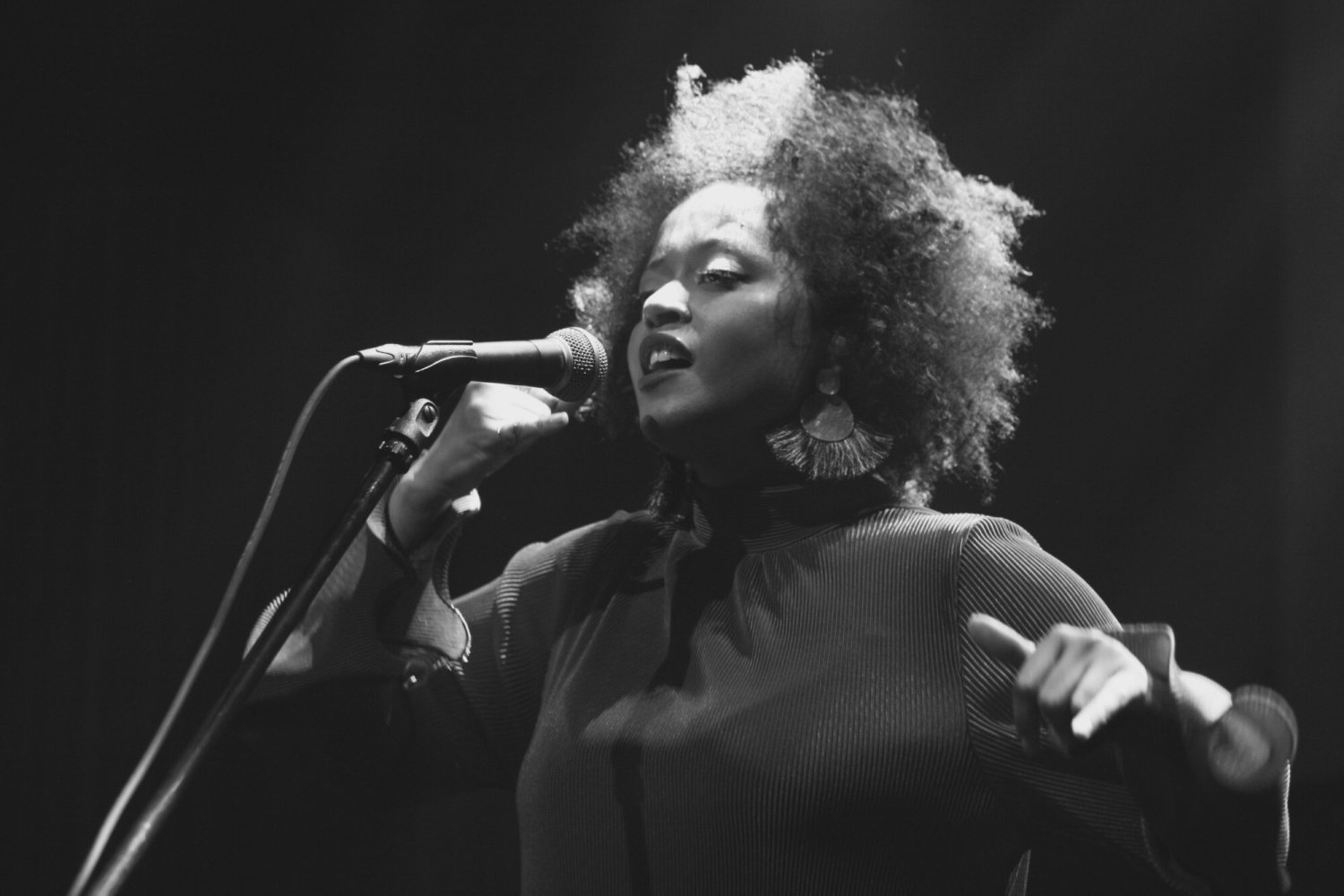 Sara Tavares podczas występu Siesta Festival w Stary Maneżu w Gdańsku.