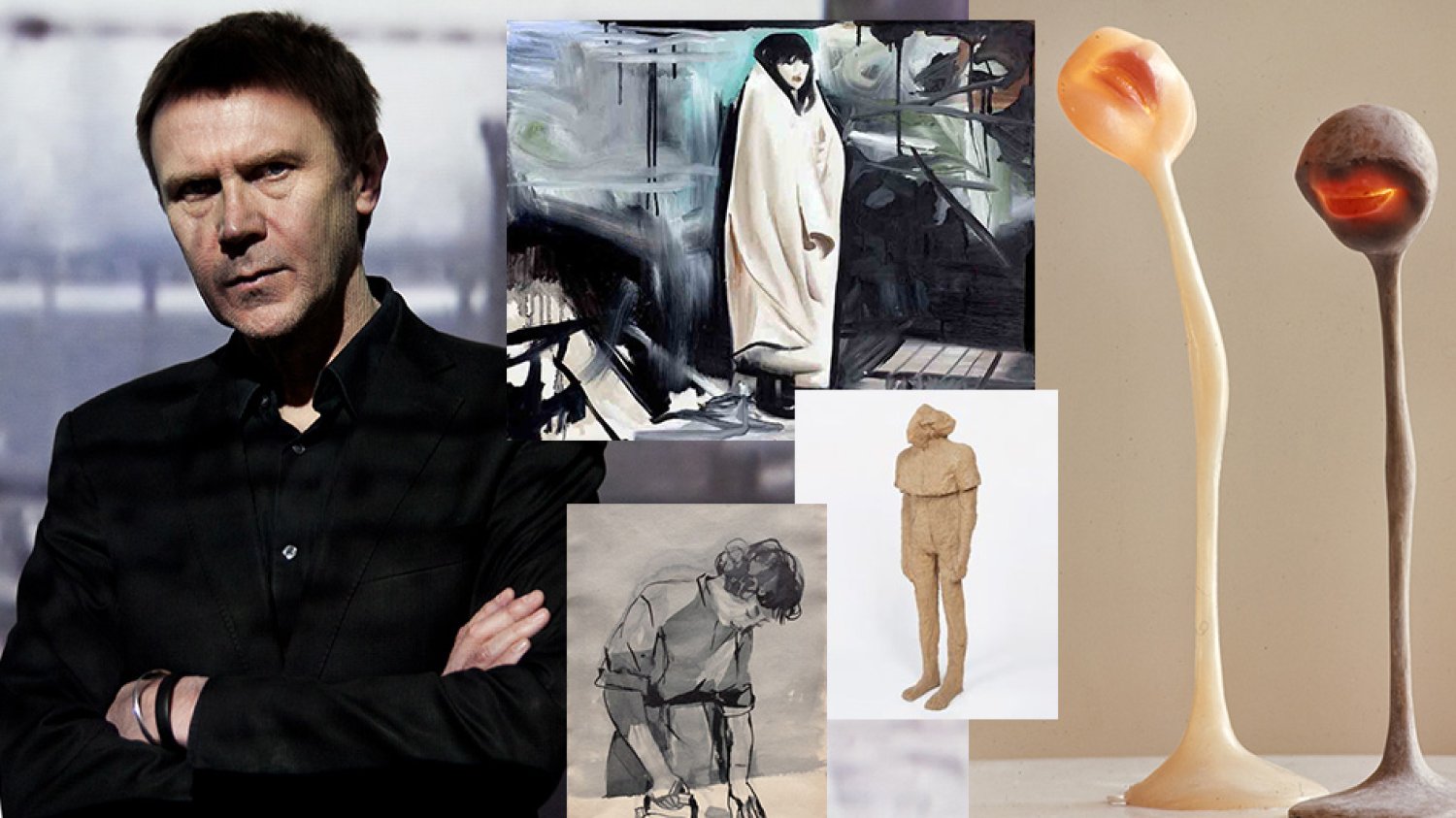 Mirosław Bałka/Wilhelm Sasnal, "Tsumanmi"/Alina Szapocznikow, "Usta iluminowane I" /Magdalena Abakanowicz, "Abakan"/Andrzej Wróblewski, "Prasująca Teresa"