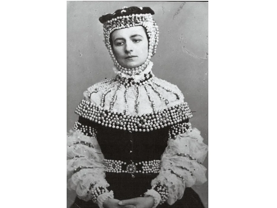Modrzejewska w sztuce "Barbara Radziwiłłówna" (1865)