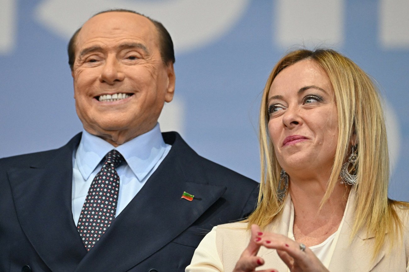 Silvio Berlusconi, Gieorgia Meloni.