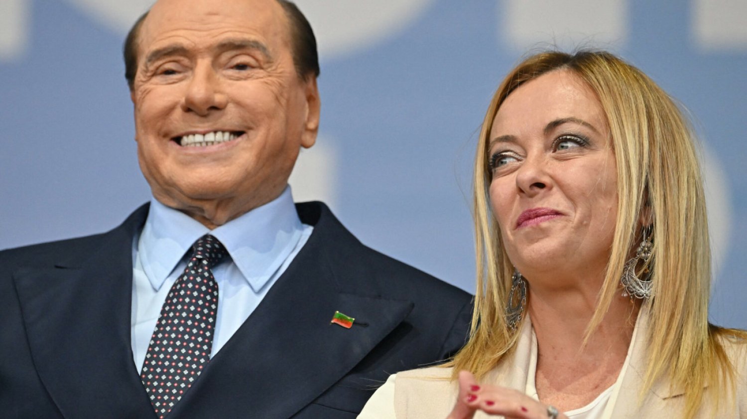 Silvio Berlusconi, Gieorgia Meloni.