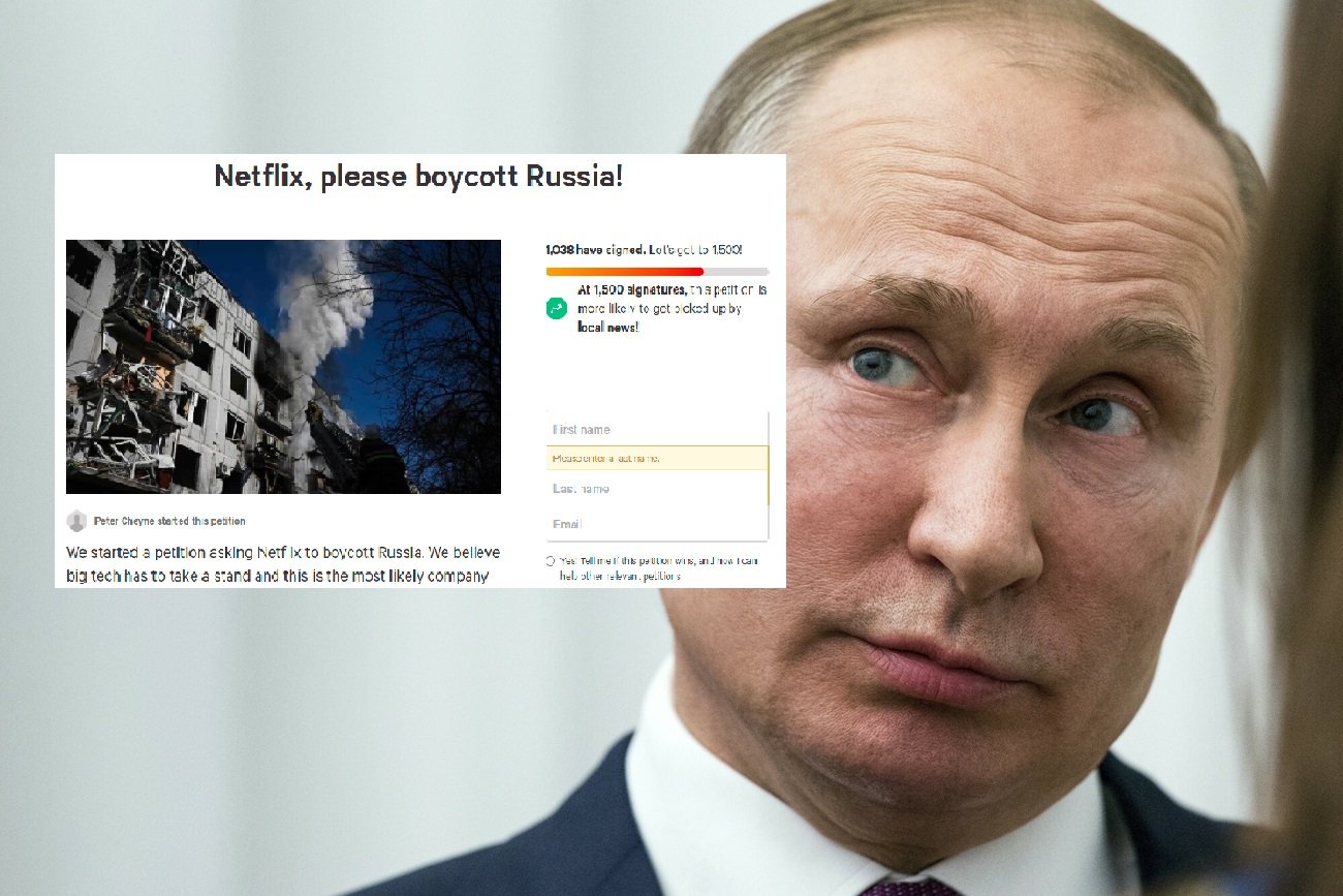 Netflix od 1 marca będzie musiał nadawać w Rosji kanały telewizyjne kontrolowane przez Kreml.