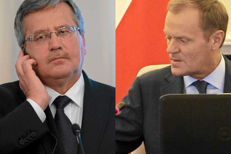 Bronisław Komorowski i Donald Tusk