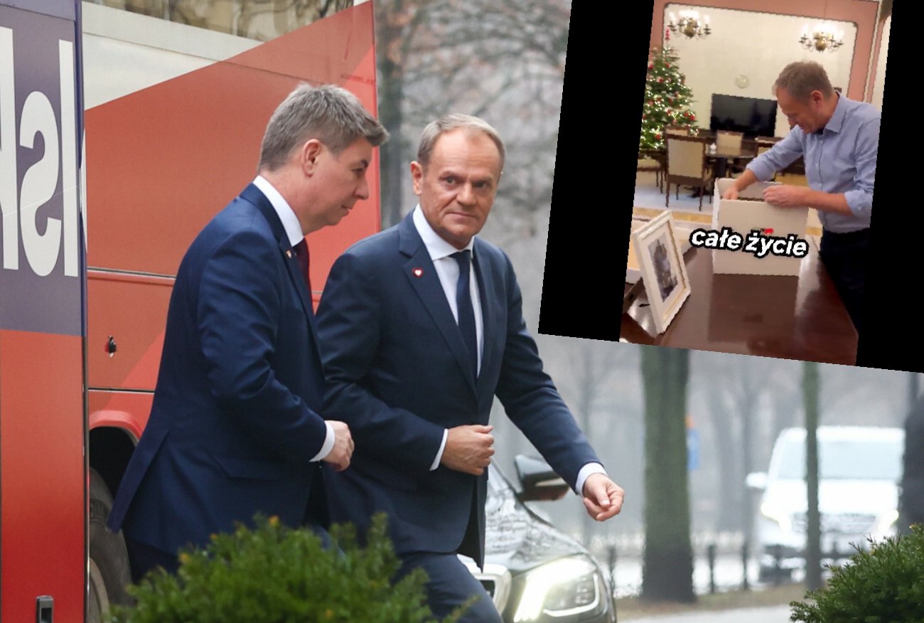 Donald Tusk w nowym gabinecie. Pokazał swoje talizmany szczęścia.