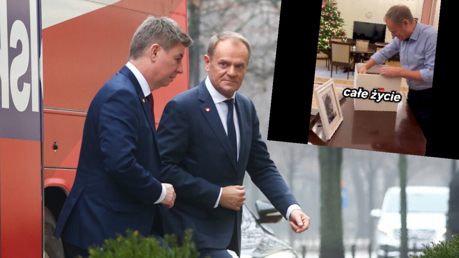 Donald Tusk w nowym gabinecie. Pokazał swoje talizmany szczęścia.