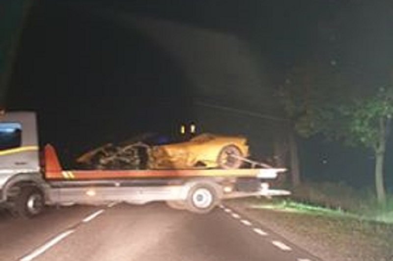 Marcin Bułka prawdopodobnie rozbił swoje lamborghini.