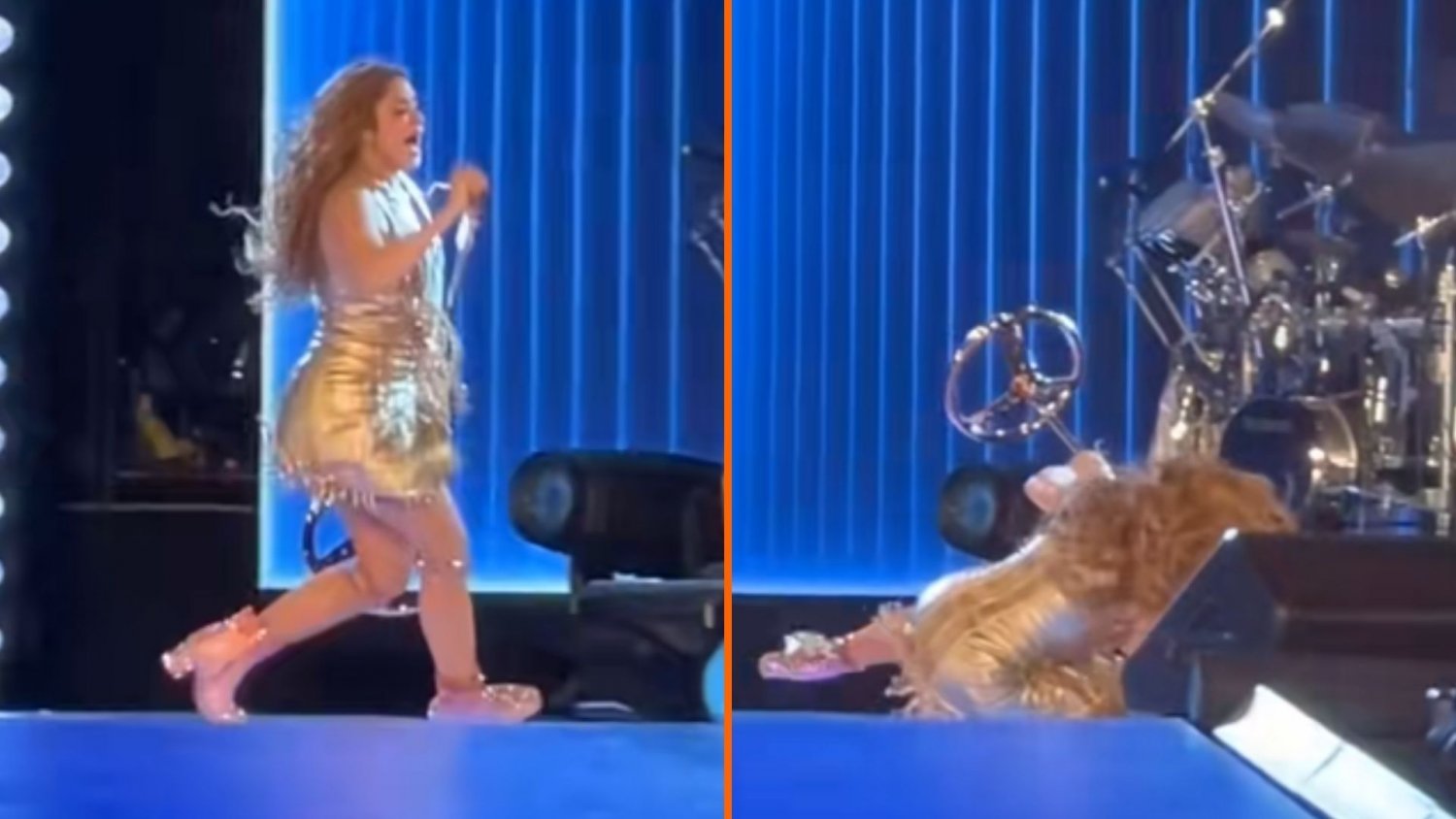 Shakira nagle upadła na koncercie. Aż zabolało na sam widok