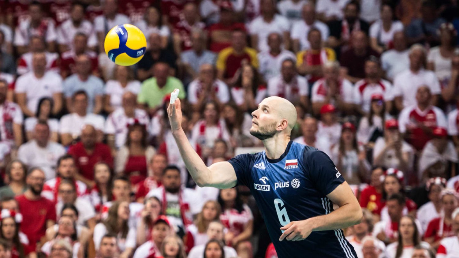 Bartosz Kurek w meczu z USA zdobył 20 punktów. Kapitan kadry był najlepiej punktującym w hicie polskiej grupy.