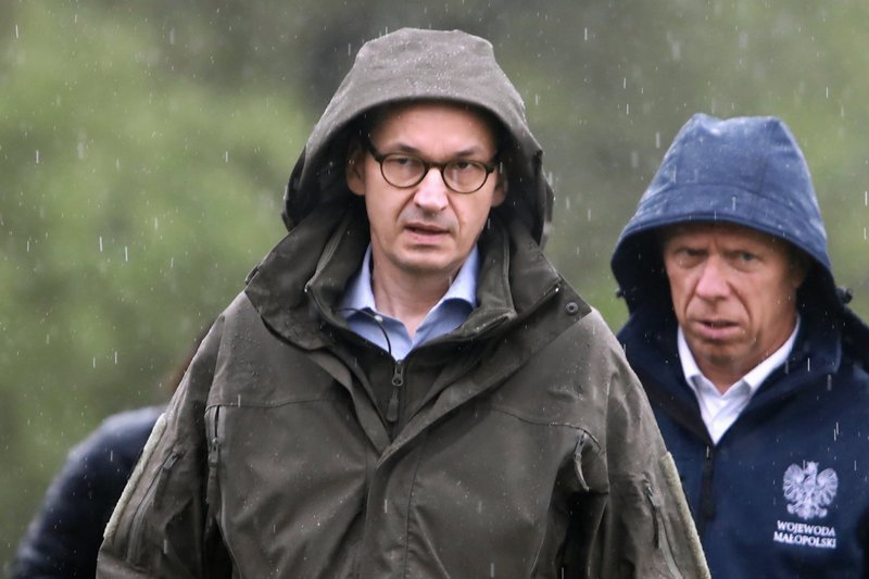 Premier udał się na południe Polski, aby pomóc powodzianom.