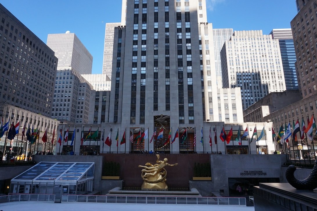 Rockefeller Center.