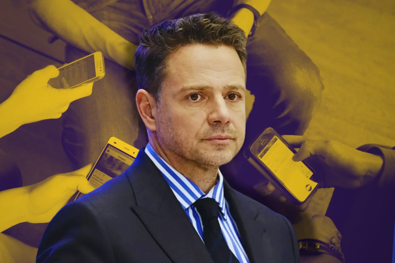 Kandydat KO na prezydenta Rafał Trzaskowski.