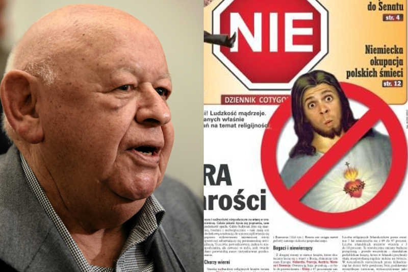 Jerzy Urban sądzony za obrazę uczuć religijnych