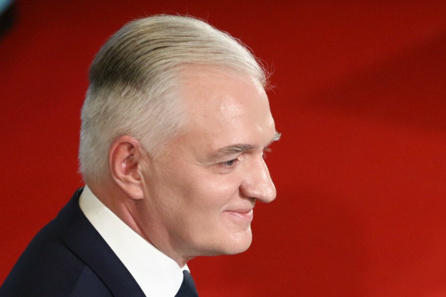 Spotkanie partii Jarosława Gowina Porozumienia odbyło się w katakumbach klasztoru cystersów w Krakowie.