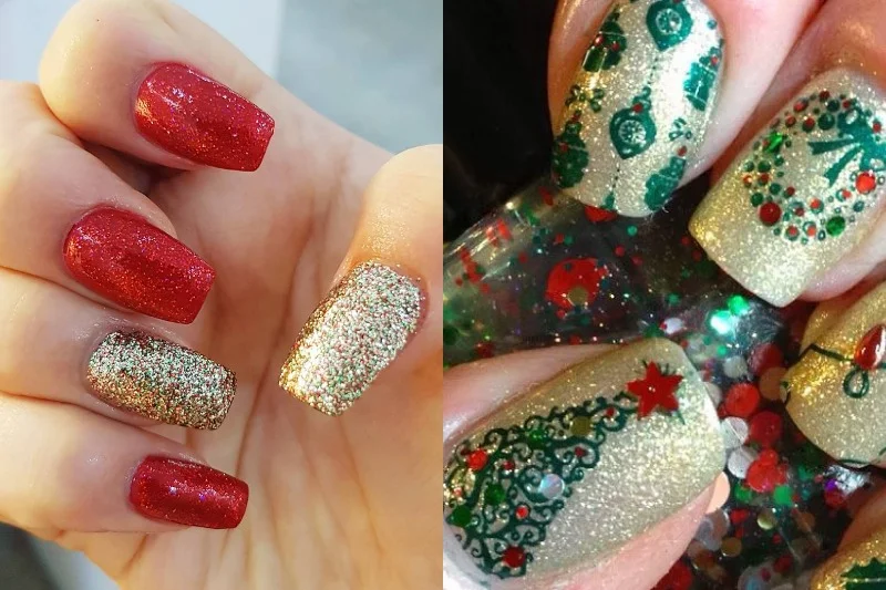 Błyszczący manicure to idealny pomysł na świąteczny i sylwestrowy okres. Lakiery, żele i pyłki dają mnóstwo możliwości