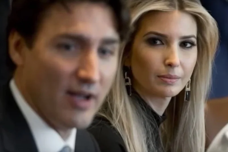 Zdjęcia z Justinem Trudeau i Ivanką Trump błyskawicznie obiegły sieć.