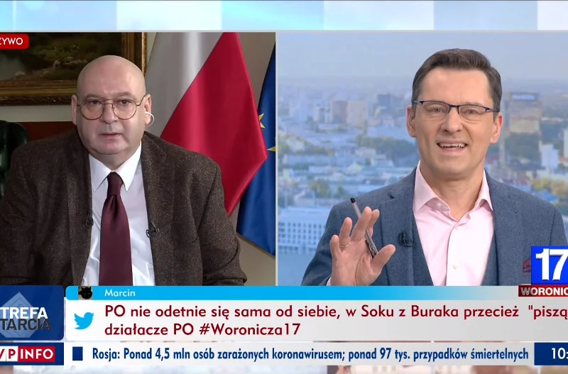 Piotr Zgorzelski kontra Krzysztof Ziemiec w TVP Info: Wrzucacie jakieś pierdoły!