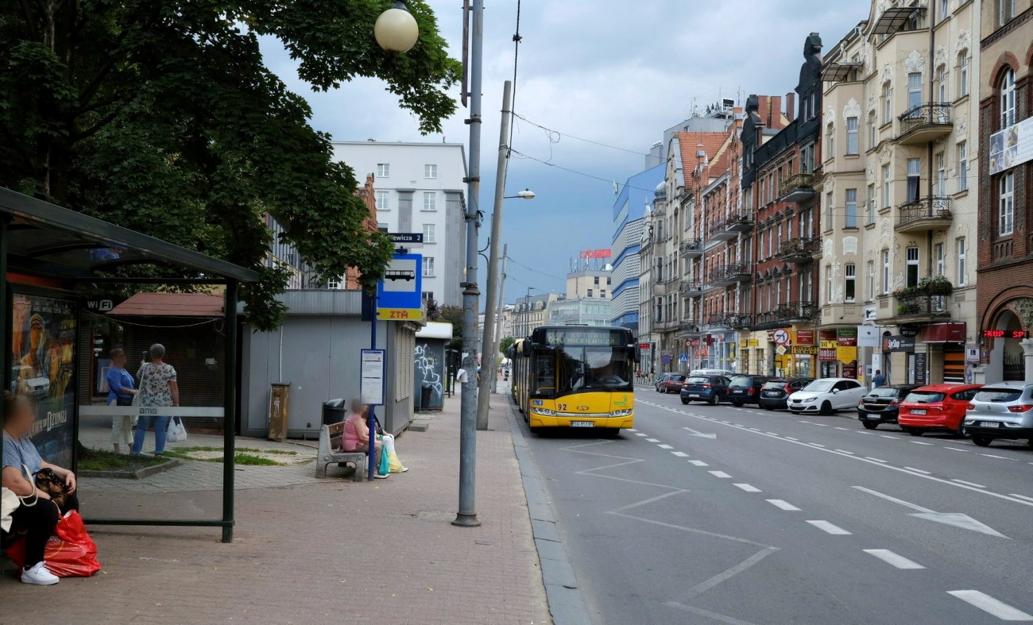 Miejsce tragicznego wypadku w Katowicach. 19-latka zginęła pod kołami autobusu.