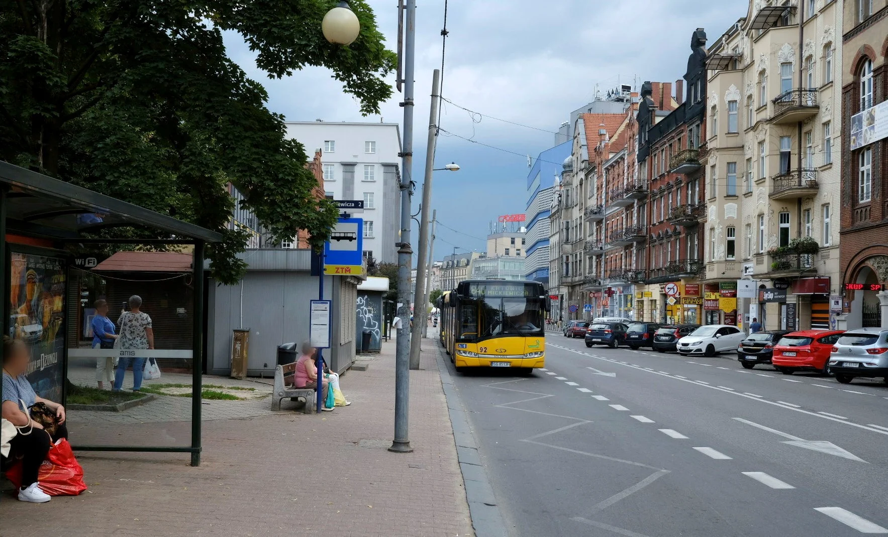 Miejsce tragicznego wypadku w Katowicach. 19-latka zginęła pod kołami autobusu.