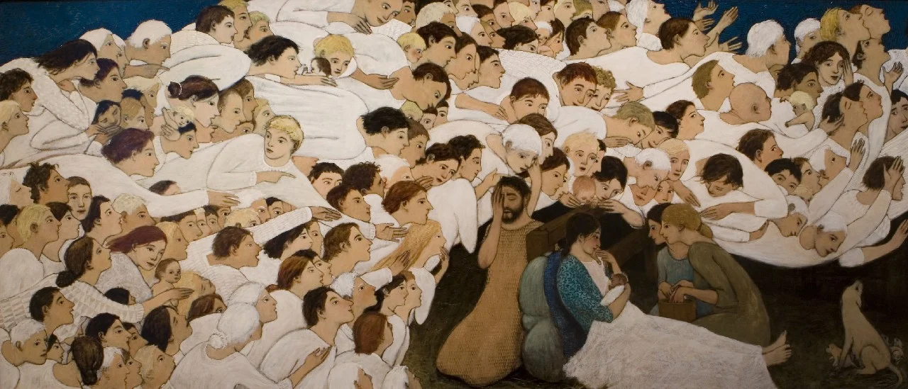 Brian Kershisnik, Nativity.