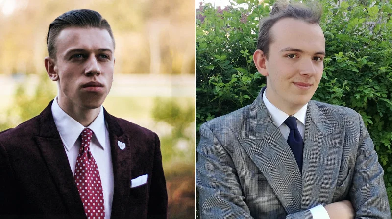 Kacper Szeluga (z lewej) i Piotr Patalas.