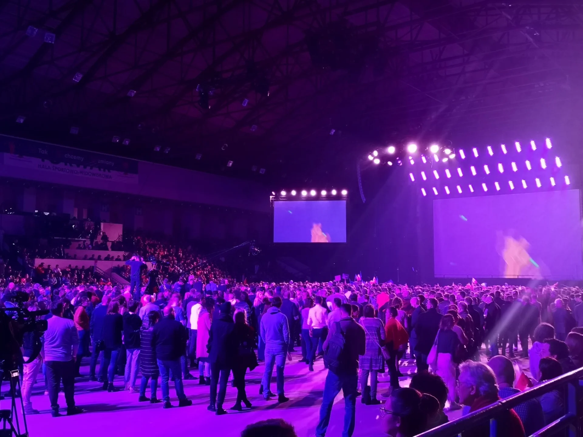 Konwencja założycielska partii Wiosna Roberta Biedronia na Torwarze.