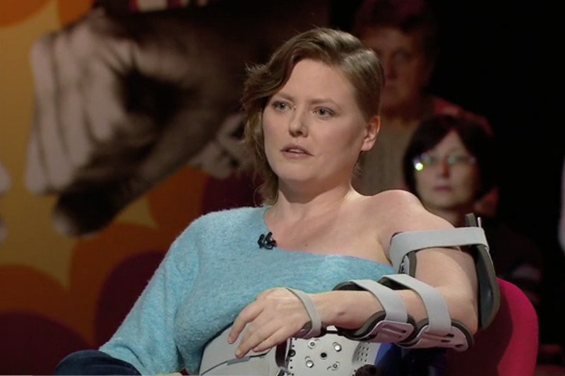 Izabela Olchowicz-Marcinkiewicz była gościem Agnieszki Gozdyry w programie "Skandaliści".