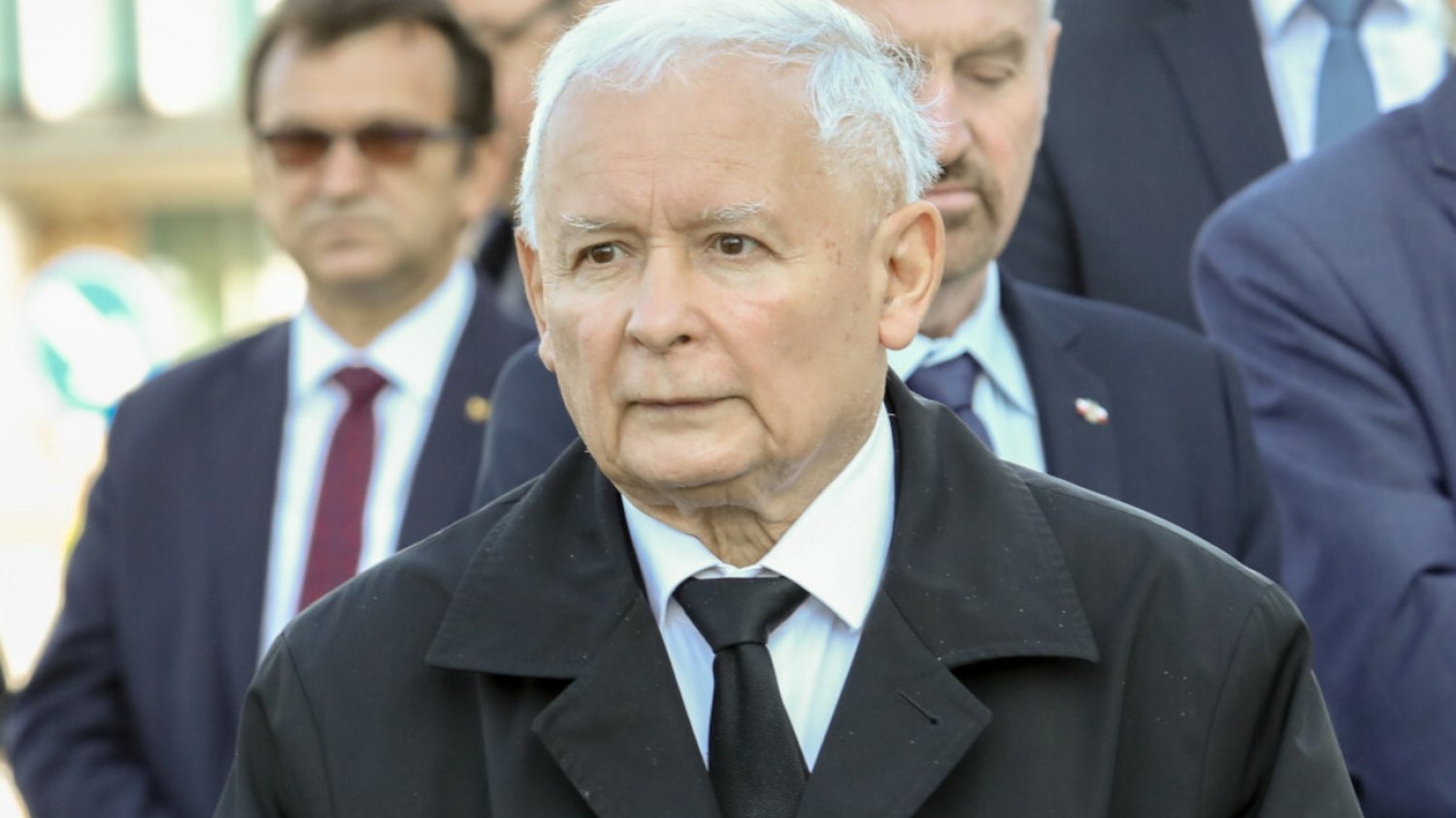 Kaczyński zdenerwował się podczas miesięcznicy. Interweniowała policja.