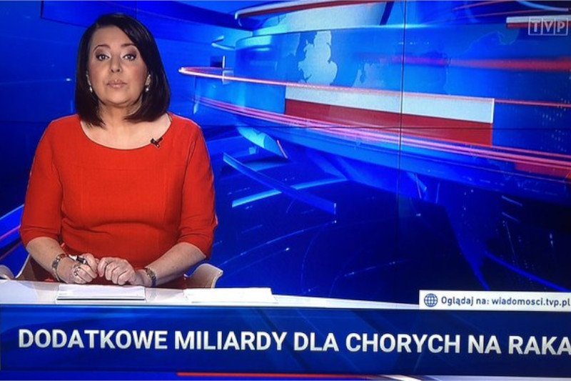 "Wiadomości" wytłumaczyły zachowanie Lichockiej i zaatakowały opozycję.