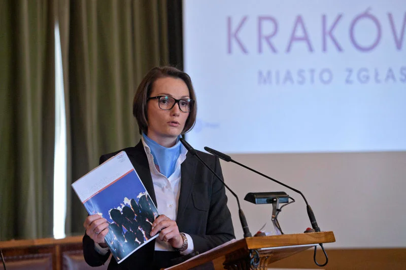 Jagna Marczułajtis była szefową Komitetu Konkursowego Kraków 2022