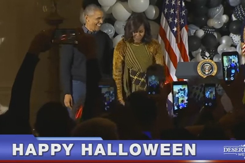 Barack i Michelle Obama zatańczyli taniec Zombie. Poszło im kiepsko, ale internauci przyznają, że już tęsknią za Obamami