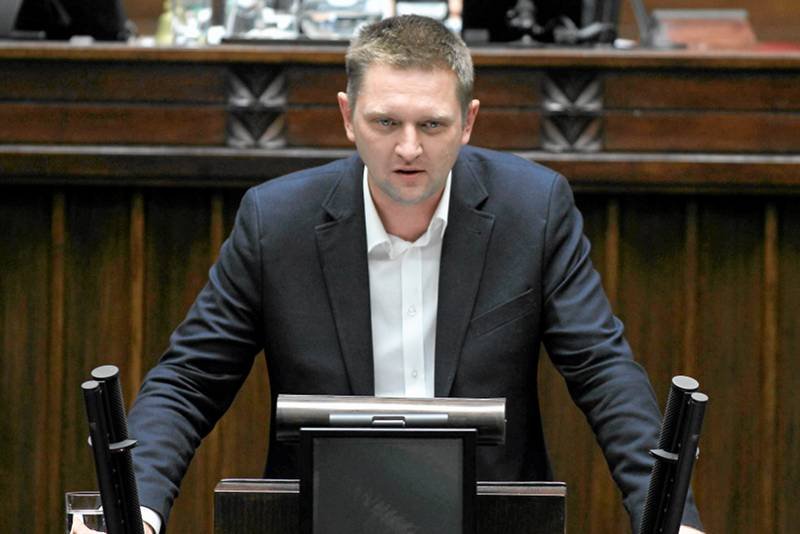 Poseł Ruchu Palikota Andrzej Rozenek