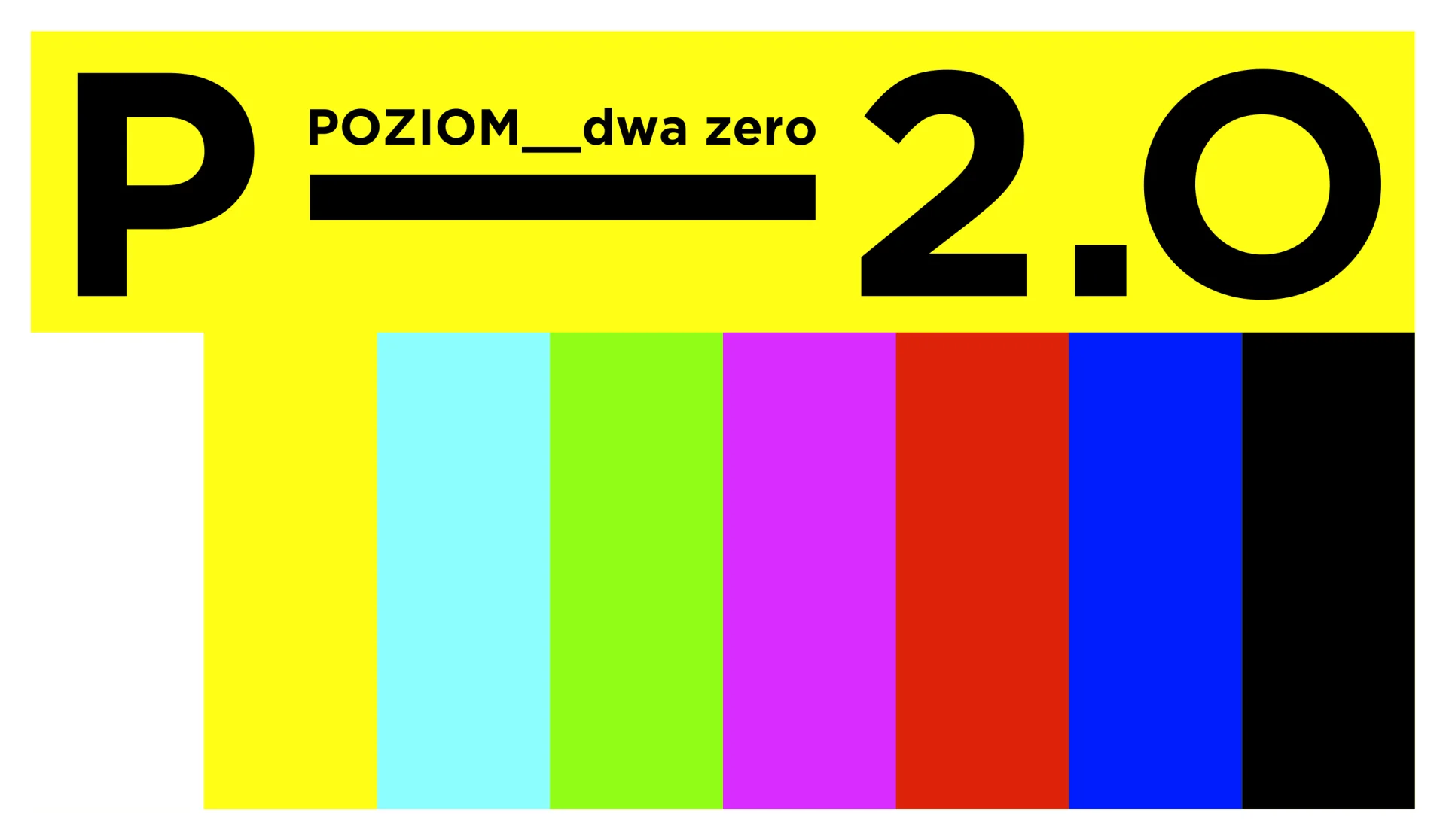 Logo programu "Poziom 2.0."