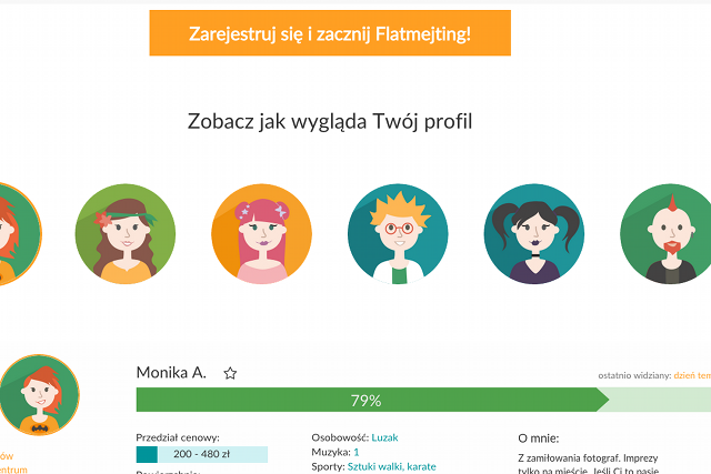 Dopasuj sobie współlokatora