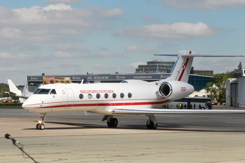Gulfstream G550 to rządowy samolot, którym marszałek Sejmu Marek Kuchciński miał latać z najbliższą rodziną